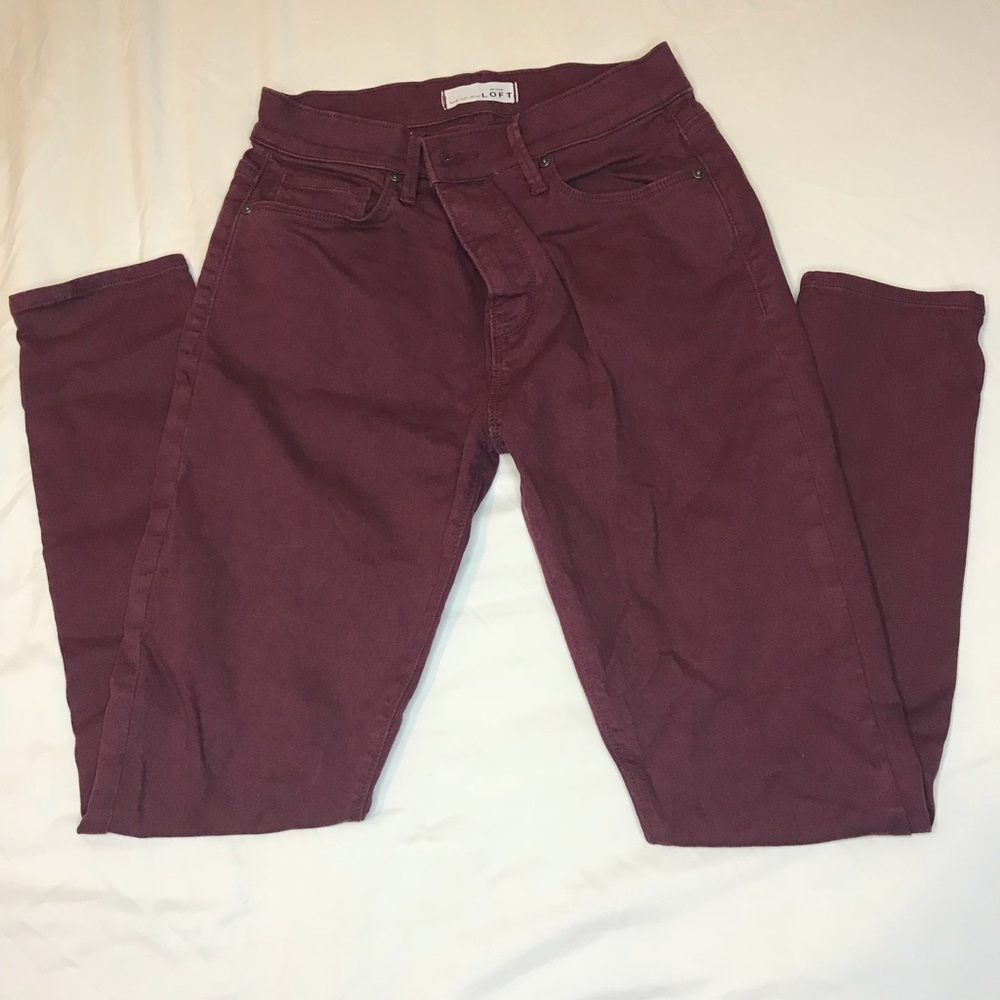 Loft Modern Skinny High Waisted Jeans